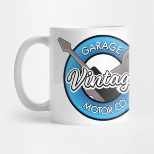 Vintage garage motor company retro logo Mug